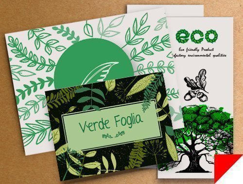 A4 Ritaglio eco-responsabile Busta di carta riciclata ricevuta